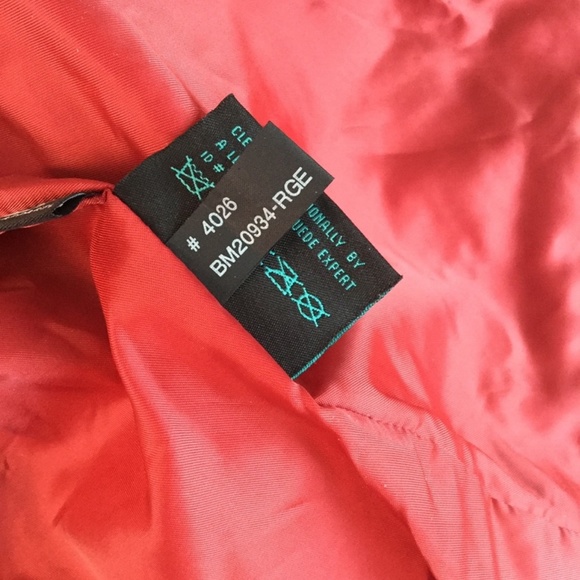 Siena Studio SZ S Burgundy Leather Jacket - Picture 7 of 7